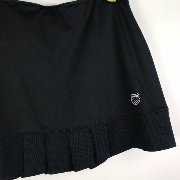 K-Swiss Black Active Skirt w/ Built-in Shorts Sz M - Picture 6 of 8